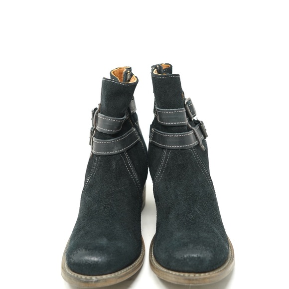 Freebird Shiloh Black Suede Riding Ankle Boot Womens Size 7 - Picture 4 of 13